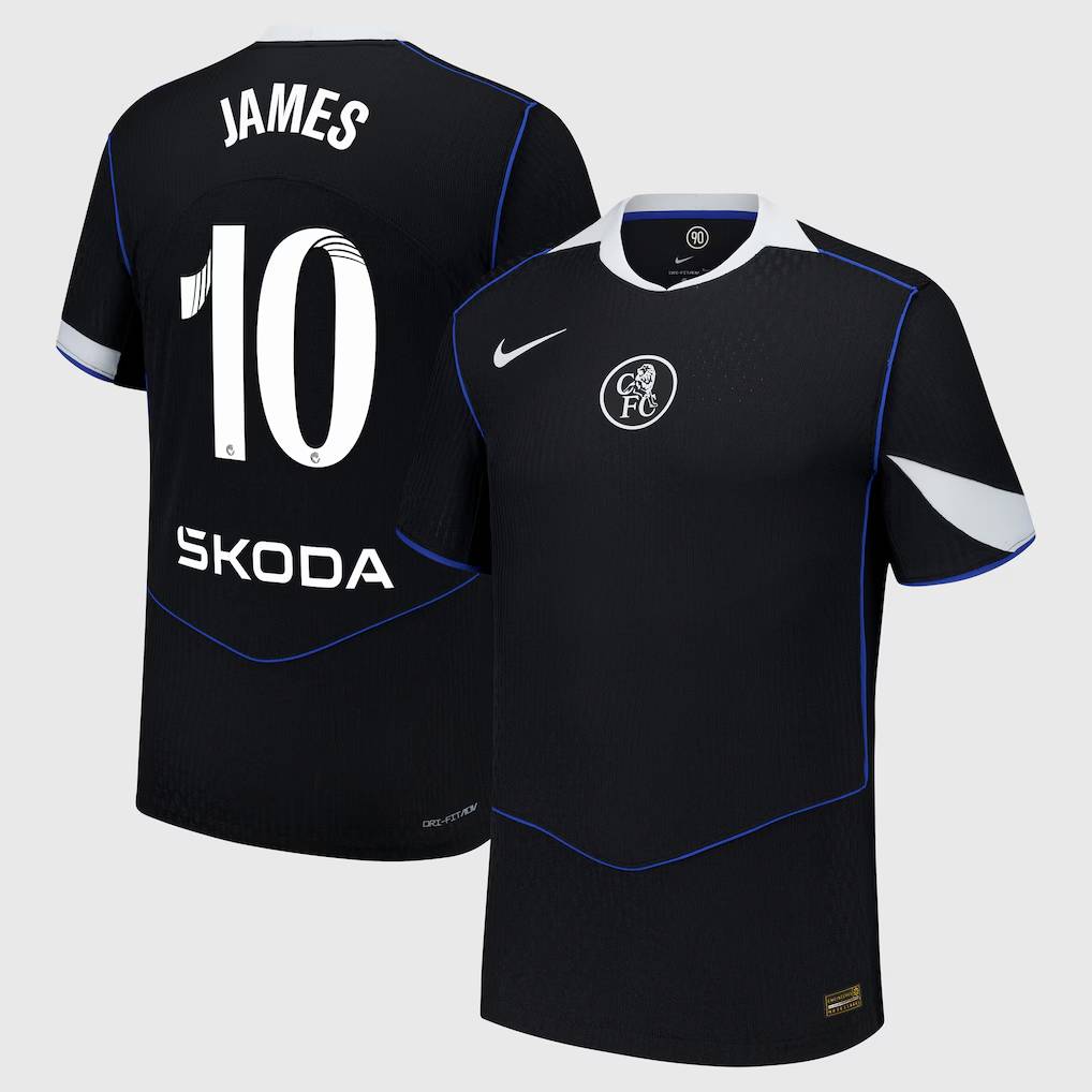 Chelsea Stores – Best Selection of chelsea wsl nike dri fit adv third match shirt 2025-26 with james 10 printing Chelsea Gear