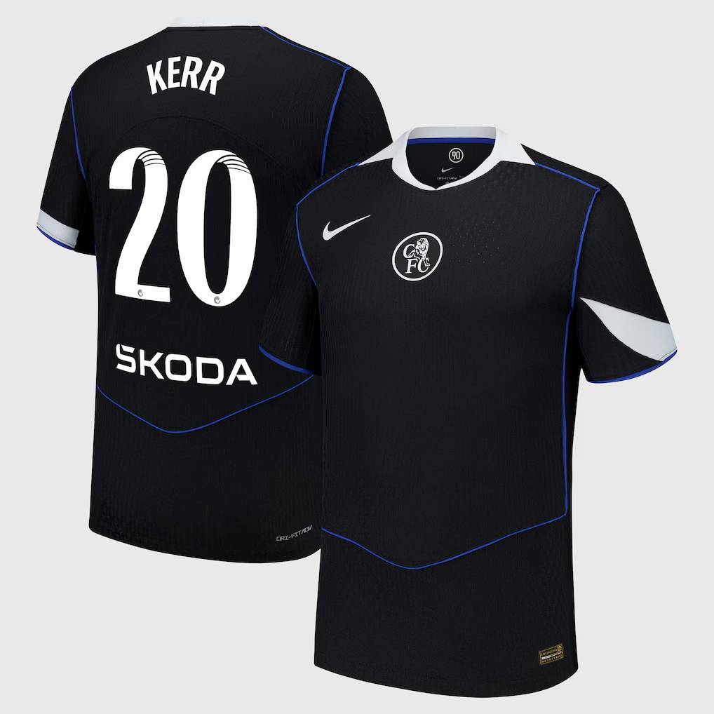 Chelsea Stores – Best Selection of chelsea wsl nike dri fit adv third match shirt 2025-26 with kerr 20 printing Chelsea Gear