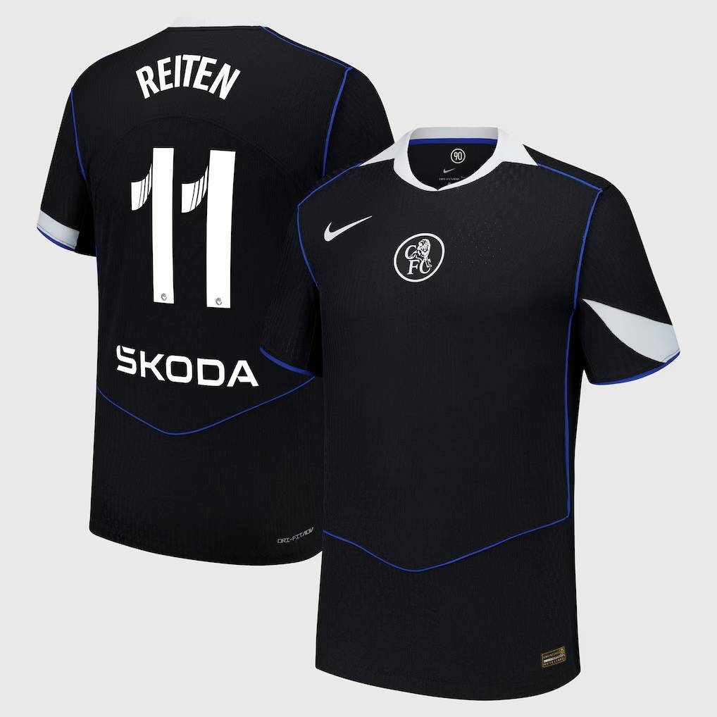 Chelsea Stores – Best Selection of chelsea wsl nike dri fit adv third match shirt 2025-26 with reiten 11 printing Chelsea Gear