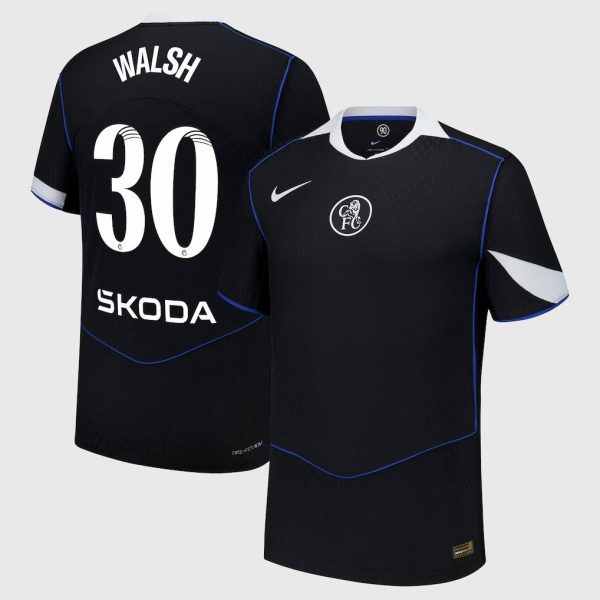 Chelsea Stores – Best Selection of chelsea wsl nike dri fit adv third match shirt 2025-26 with walsh 30 printing Chelsea Gear