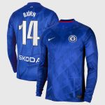 Chelsea Stores – Best Selection of chelsea wsl nike home stadium shirt 2025-26 – long sleeve with björn 14 printing Chelsea Gear
