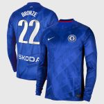 Chelsea Stores – Best Selection of chelsea wsl nike home stadium shirt 2025-26 – long sleeve with bronze 22 printing Chelsea Gear