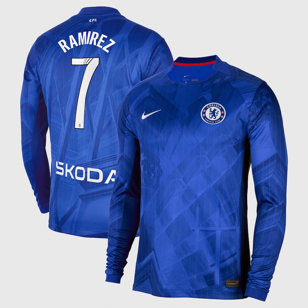 Chelsea Stores – Best Selection of chelsea wsl nike home stadium shirt 2025-26 – long sleeve with ramírez 7 printing Chelsea Gear