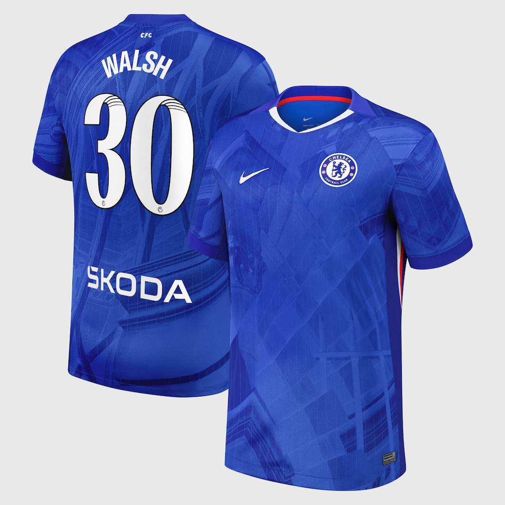 Chelsea Stores – Best Selection of chelsea wsl nike home stadium shirt 2025-26 with walsh 30 printing Chelsea Gear