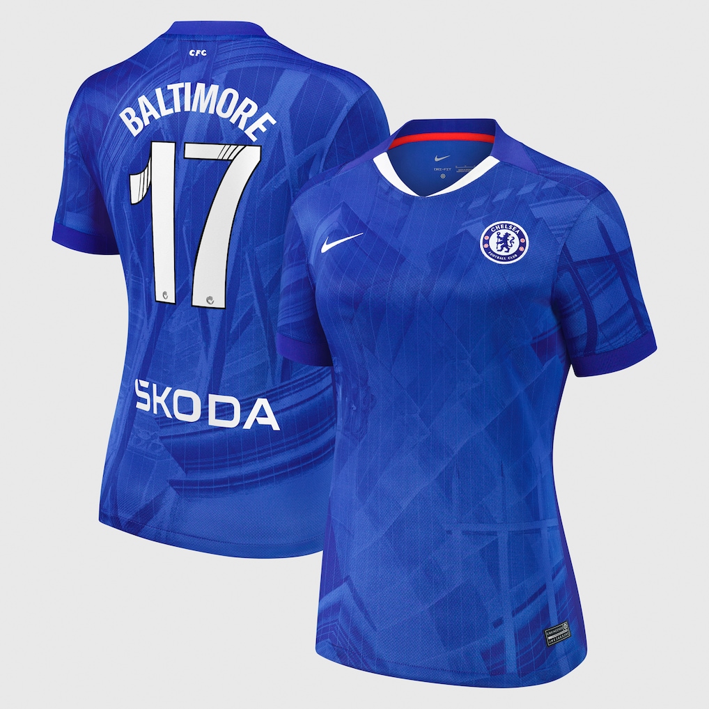 Chelsea Stores – Best Selection of chelsea wsl nike home stadium shirt 2025-26 – womens with baltimore 17 printing Chelsea Gear