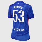 Chelsea Stores – Best Selection of chelsea wsl nike home stadium shirt 2025-26 – womens with brown 53 printing Chelsea Gear