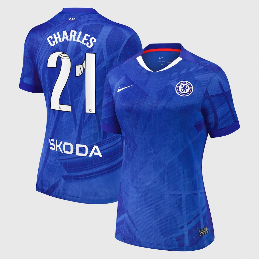 Chelsea Stores – Best Selection of chelsea wsl nike home stadium shirt 2025-26 – womens with charles 21 printing Chelsea Gear