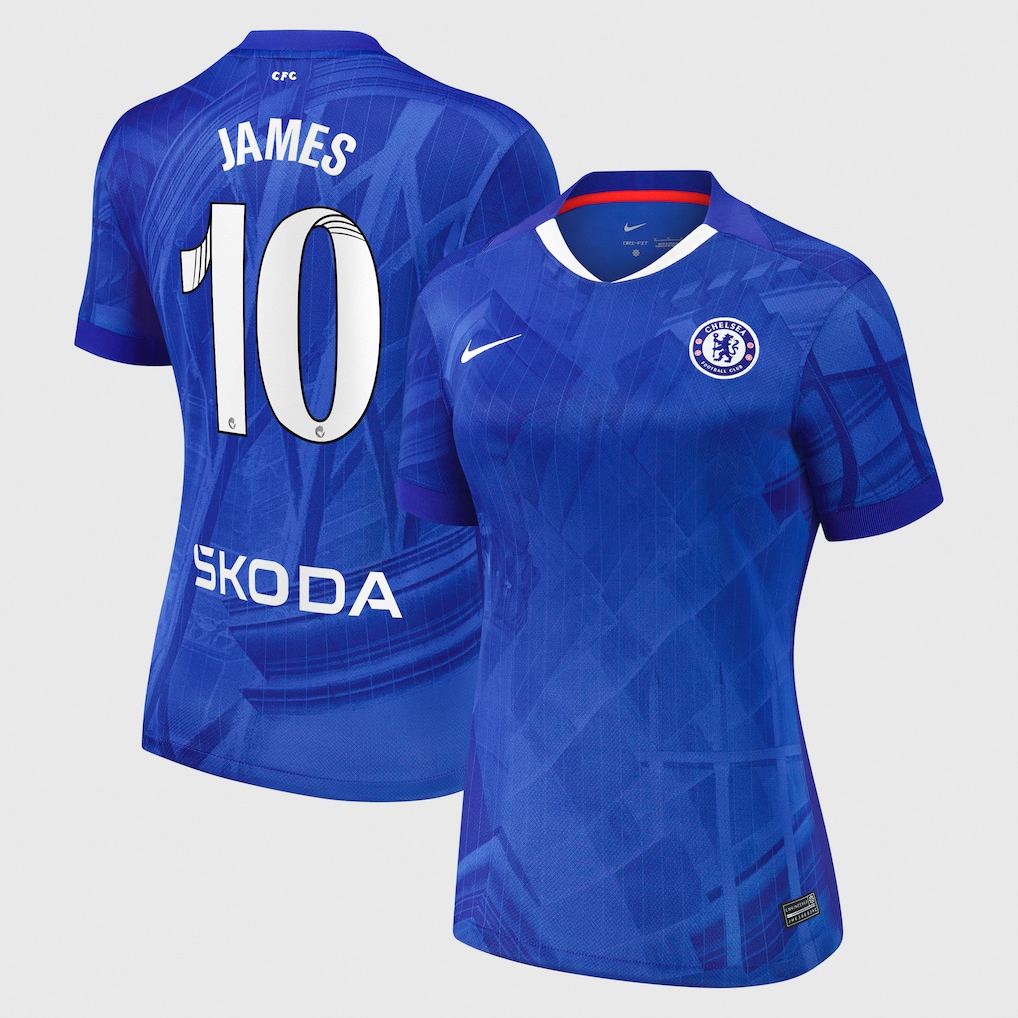 Chelsea Stores – Best Selection of chelsea wsl nike home stadium shirt 2025-26 – womens with james 10 printing Chelsea Gear