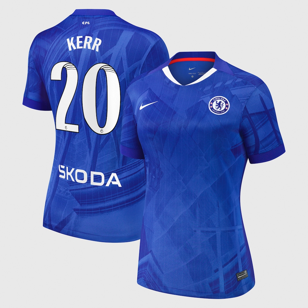 Chelsea Stores – Best Selection of chelsea wsl nike home stadium shirt 2025-26 – womens with kerr 20 printing Chelsea Gear