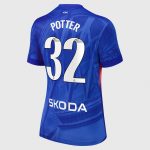 Chelsea Stores – Best Selection of chelsea wsl nike home stadium shirt 2025-26 – womens with potter 32 printing Chelsea Gear