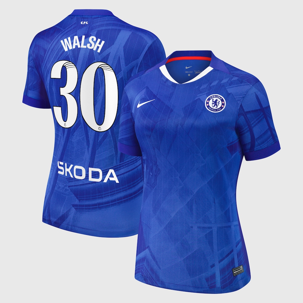 Chelsea Stores – Best Selection of chelsea wsl nike home stadium shirt 2025-26 – womens with walsh 30 printing Chelsea Gear
