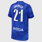 Chelsea Stores – Best Selection of chelsea wsl nike home stadium shirt 2025-26 – youth with charles 21 printing Chelsea Gear