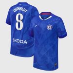 Chelsea Stores – Best Selection of chelsea wsl nike home stadium shirt 2025-26 – youth with cuthbert 8 printing Chelsea Gear