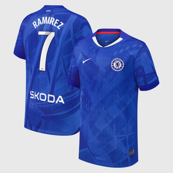 Chelsea Stores – Best Selection of chelsea wsl nike home stadium shirt 2025-26 – youth with ramírez 7 printing Chelsea Gear