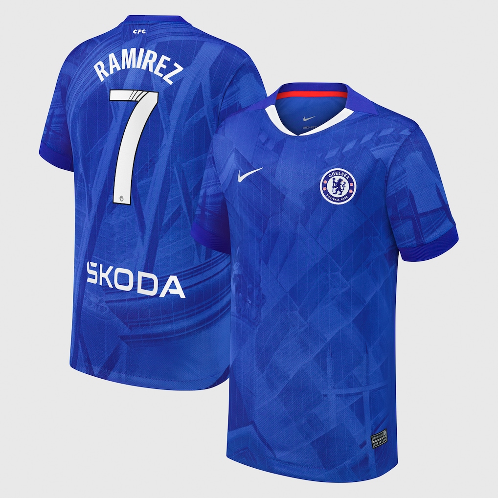 Chelsea Stores – Best Selection of chelsea wsl nike home stadium shirt 2025-26 – youth with ramírez 7 printing Chelsea Gear