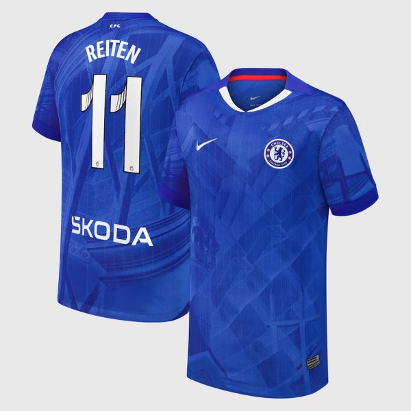 Chelsea Stores – Best Selection of chelsea wsl nike home stadium shirt 2025-26 – youth with reiten 11 printing Chelsea Gear