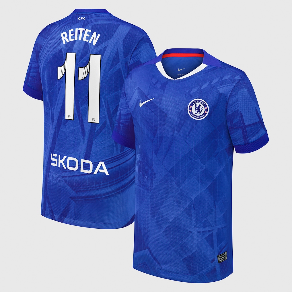Chelsea Stores – Best Selection of chelsea wsl nike home stadium shirt 2025-26 – youth with reiten 11 printing Chelsea Gear