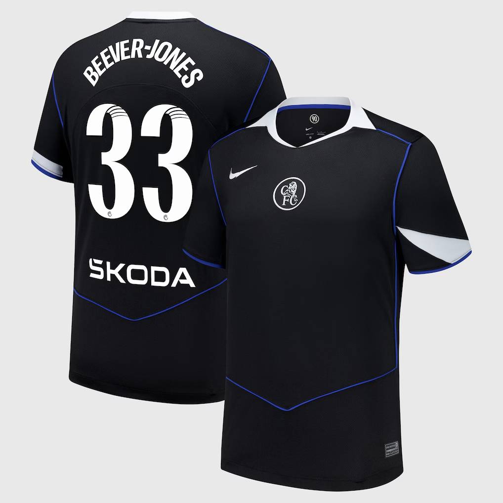 Chelsea Stores – Best Selection of chelsea wsl nike third stadium shirt 2025-26 with beever-jones 33 printing Chelsea Gear