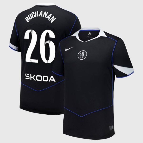 Chelsea Stores – Best Selection of chelsea wsl nike third stadium shirt 2025-26 with buchanan 26 printing Chelsea Gear