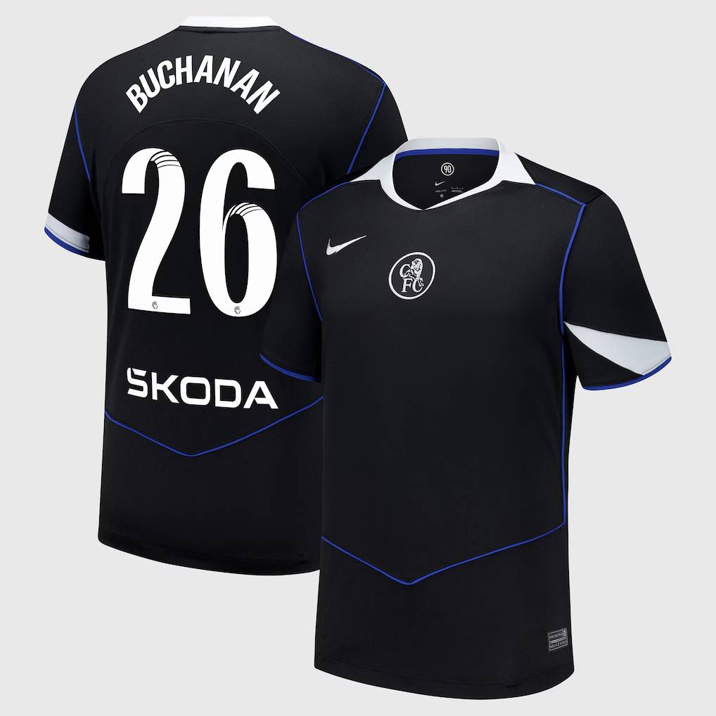 Chelsea Stores – Best Selection of chelsea wsl nike third stadium shirt 2025-26 with buchanan 26 printing Chelsea Gear