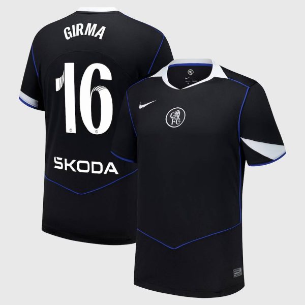 Chelsea Stores – Best Selection of chelsea wsl nike third stadium shirt 2025-26 with girma 16 printing Chelsea Gear