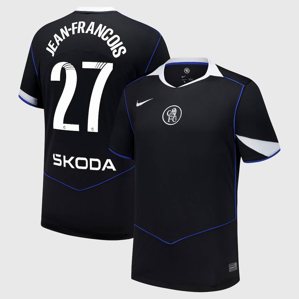 Chelsea Stores – Best Selection of chelsea wsl nike third stadium shirt 2025-26 with jean-francois 27 printing Chelsea Gear