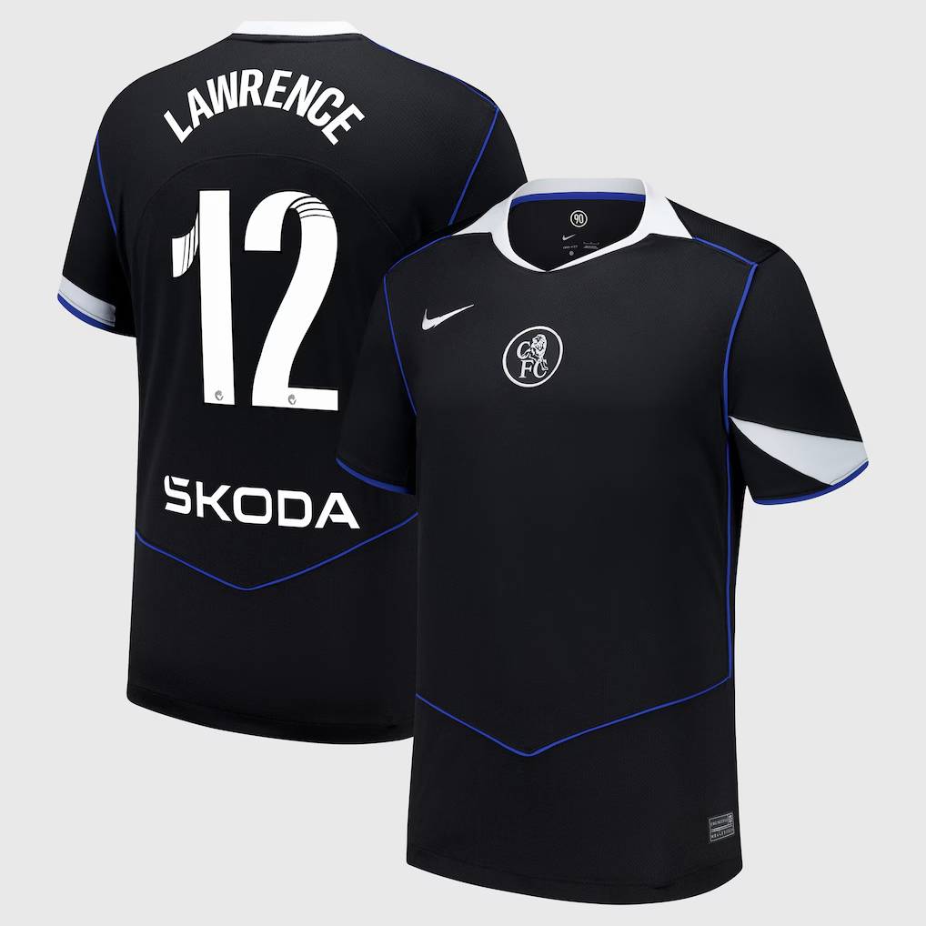 Chelsea Stores – Best Selection of chelsea wsl nike third stadium shirt 2025-26 with lawrence 12 printing Chelsea Gear