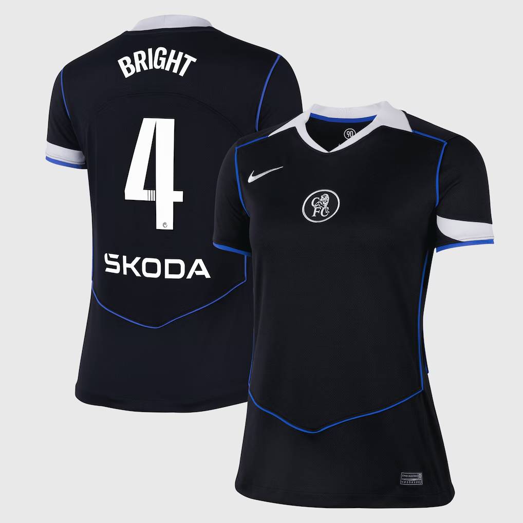 Chelsea Stores – Best Selection of chelsea wsl nike third stadium shirt 2025-26 – womens with bright 4 printing Chelsea Gear