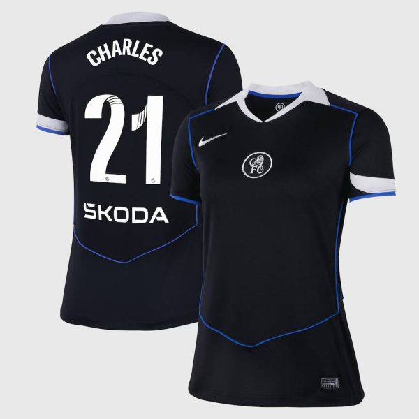 Chelsea Stores – Best Selection of chelsea wsl nike third stadium shirt 2025-26 – womens with charles 21 printing Chelsea Gear