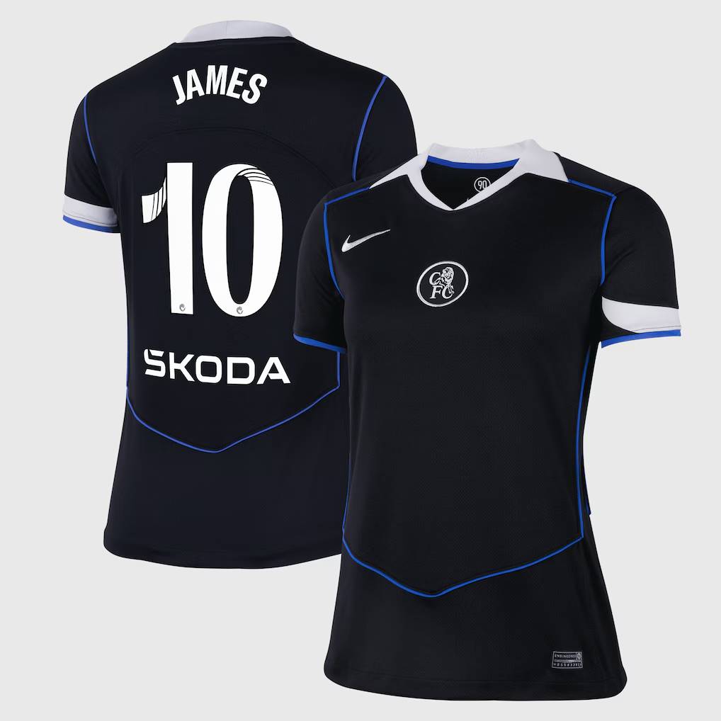 Chelsea Stores – Best Selection of chelsea wsl nike third stadium shirt 2025-26 – womens with james 10 printing Chelsea Gear