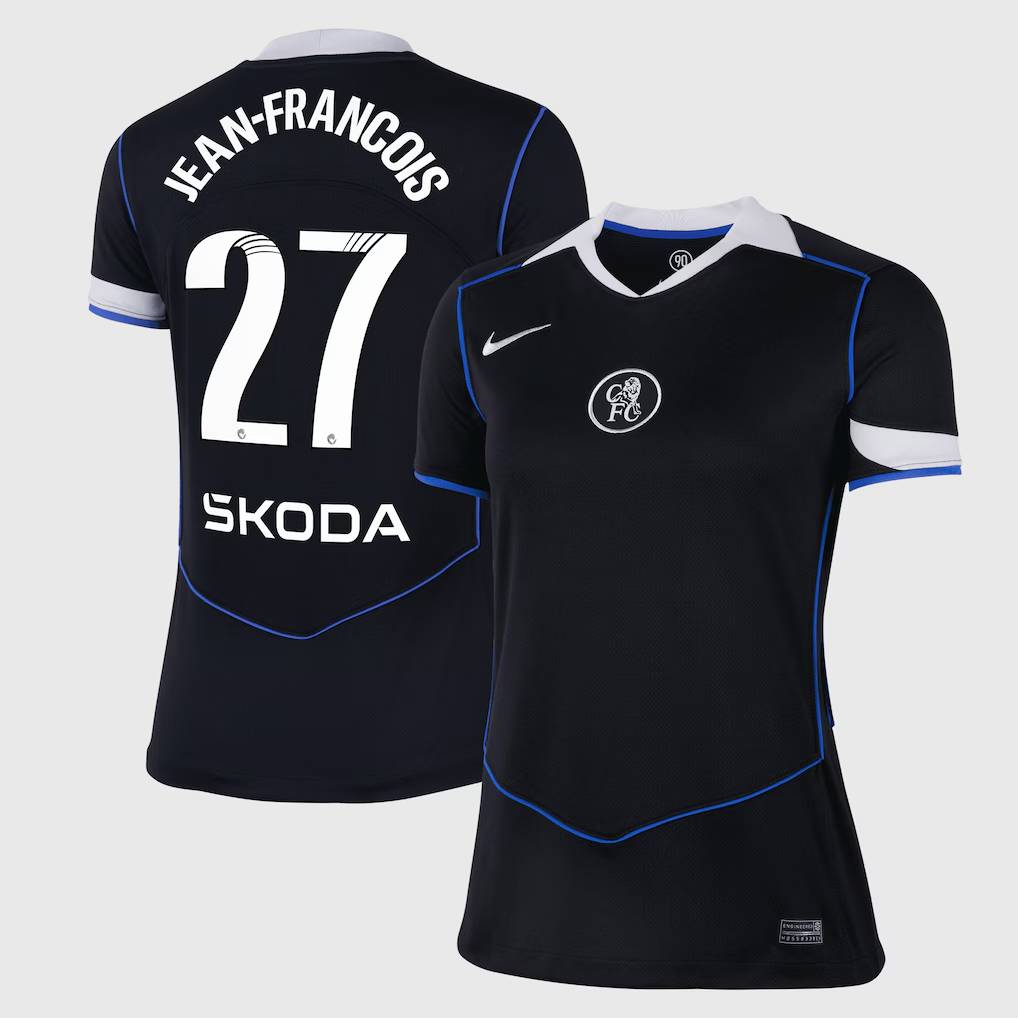 Chelsea Stores – Best Selection of chelsea wsl nike third stadium shirt 2025-26 – womens with jean-francois 27 printing Chelsea Gear