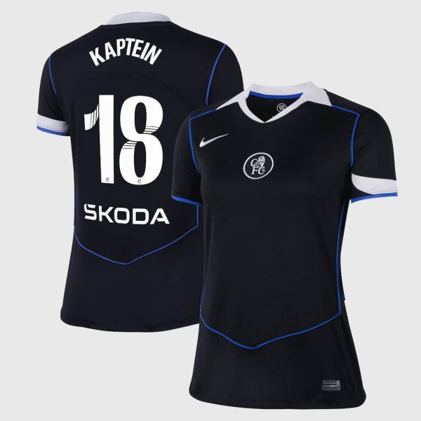 Chelsea Stores – Best Selection of chelsea wsl nike third stadium shirt 2025-26 – womens with kaptein 18 printing Chelsea Gear