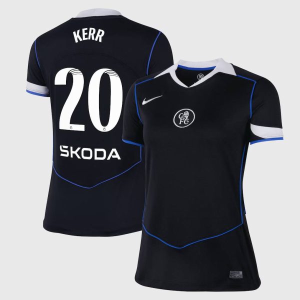 Chelsea Stores – Best Selection of chelsea wsl nike third stadium shirt 2025-26 – womens with kerr 20 printing Chelsea Gear