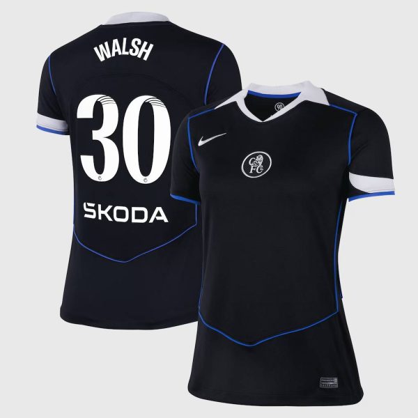 Chelsea Stores – Best Selection of chelsea wsl nike third stadium shirt 2025-26 – womens with walsh 30 printing Chelsea Gear