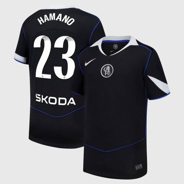 Chelsea Stores – Best Selection of chelsea wsl nike third stadium shirt 2025-26 – youth with hamano 23 printing Chelsea Gear