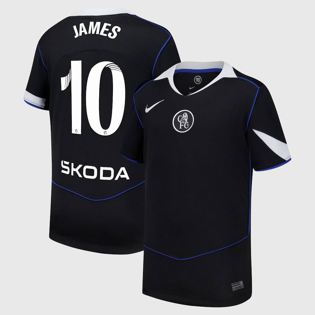 Chelsea Stores – Best Selection of chelsea wsl nike third stadium shirt 2025-26 – youth with james 10 printing Chelsea Gear