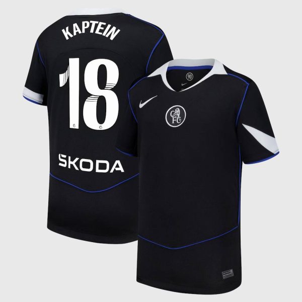 Chelsea Stores – Best Selection of chelsea wsl nike third stadium shirt 2025-26 – youth with kaptein 18 printing Chelsea Gear