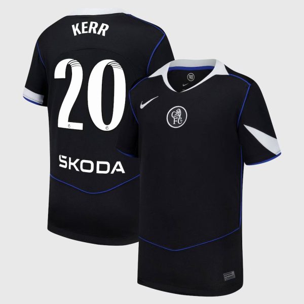 Chelsea Stores – Best Selection of chelsea wsl nike third stadium shirt 2025-26 – youth with kerr 20 printing Chelsea Gear