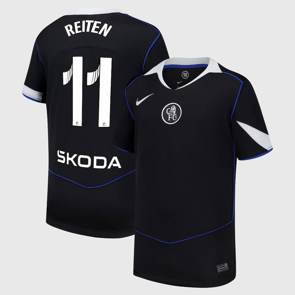 Chelsea Stores – Best Selection of chelsea wsl nike third stadium shirt 2025-26 – youth with reiten 11 printing Chelsea Gear